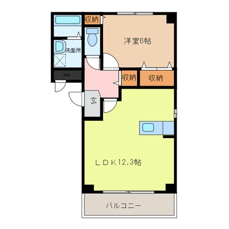 佐古木駅 徒歩4分 2階の物件間取画像